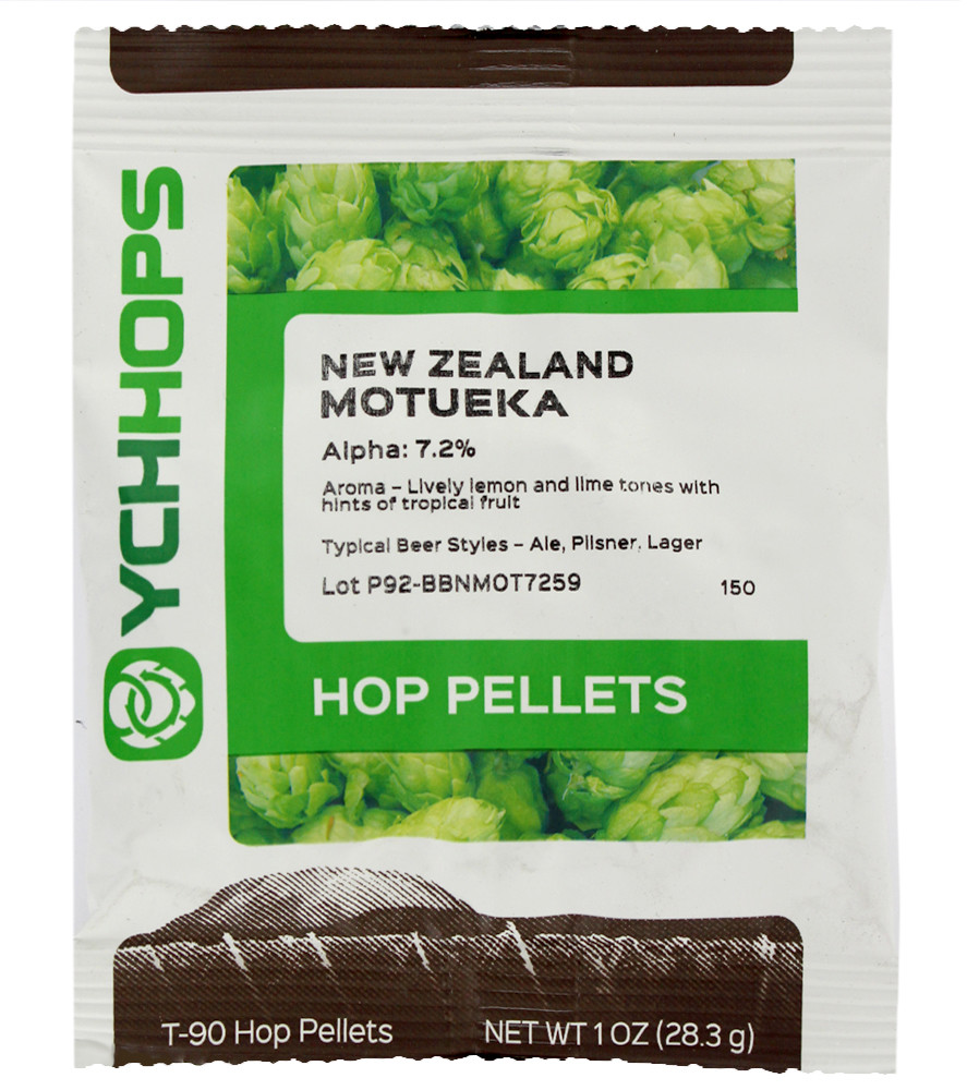 New Zealand Motueka, One - 1 Ounce Package Of Hop Pellets