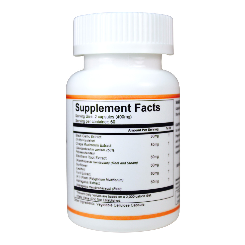 ELEUTHERO, 120 capsules, Immune Supplement, Improve Immune System, BIOMEDICAL