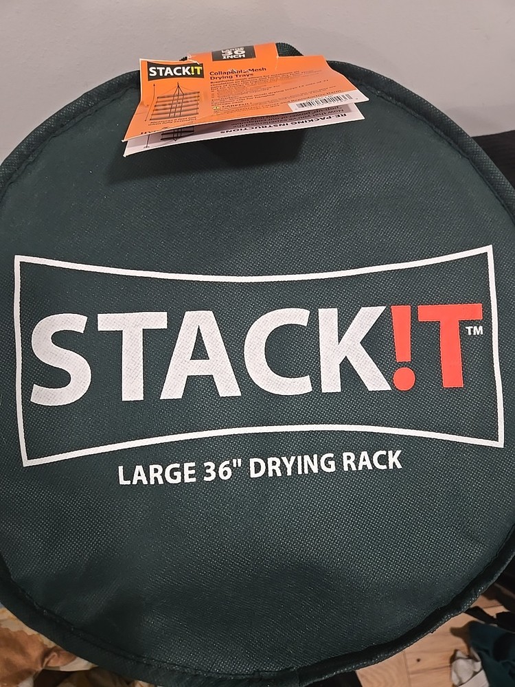 STACK!T ~ Collapsible Mesh Drying Trays ~  36" X 6' ~w/Storage Bag
