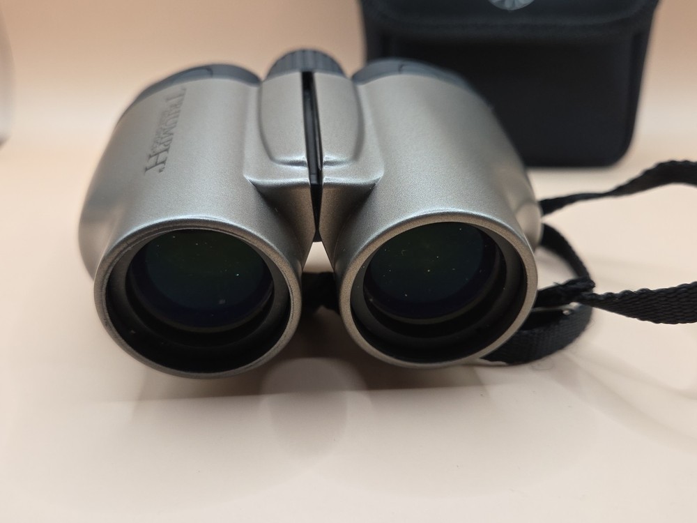10x25 TRIUMPH EAGLE OPTICS BINOCULARS w/ Black Canvas Belt Case