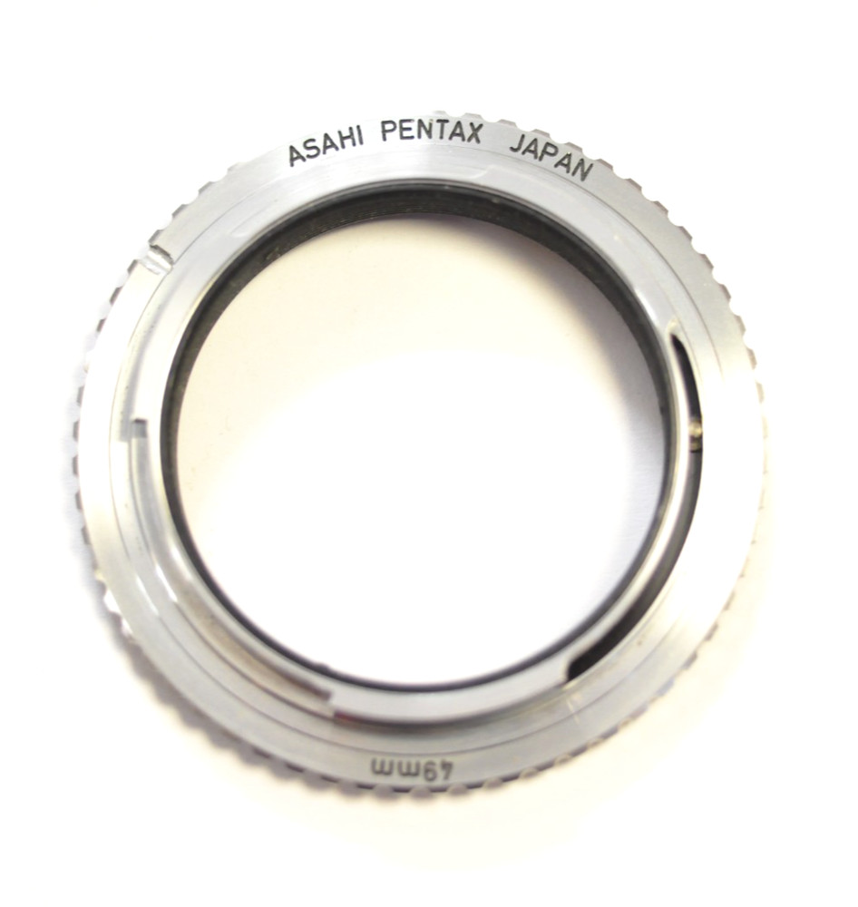 Pentax Asahi PK #330332 49mm reverse adapter. NOS.