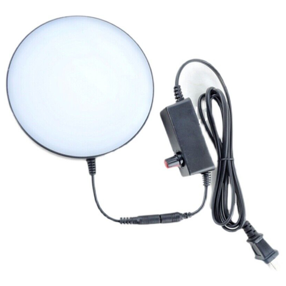 100-240V Adjustable Brightness LED Ring Bottom Light Source f Stereo Microscope