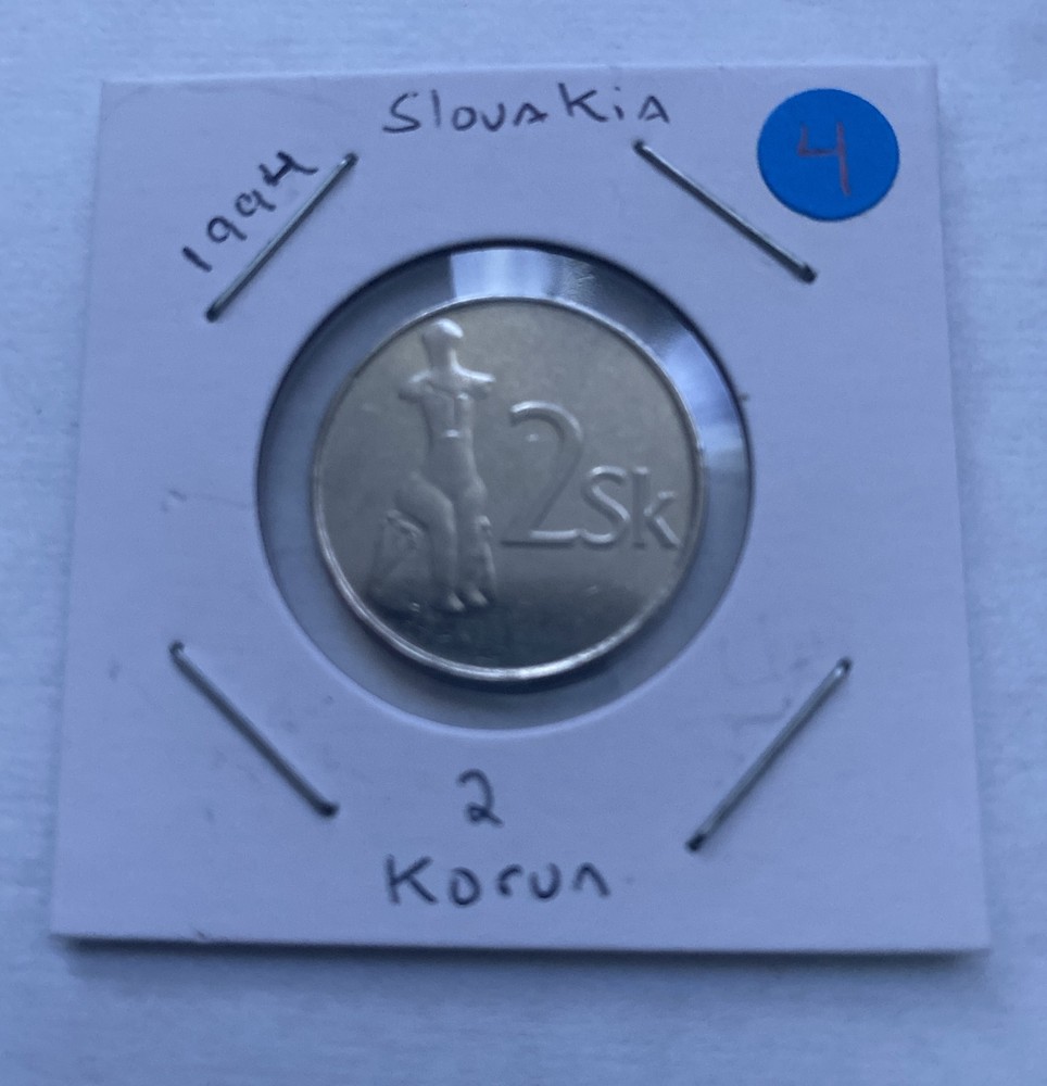 1994 Slovakia 2 Korun Coin