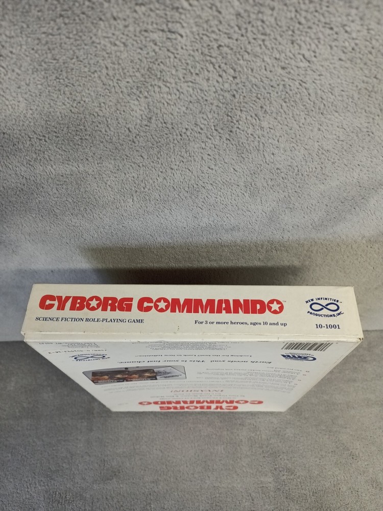 Vintage 1987 Cyborg Commando Role Playing Science Fiction Game Not Complete