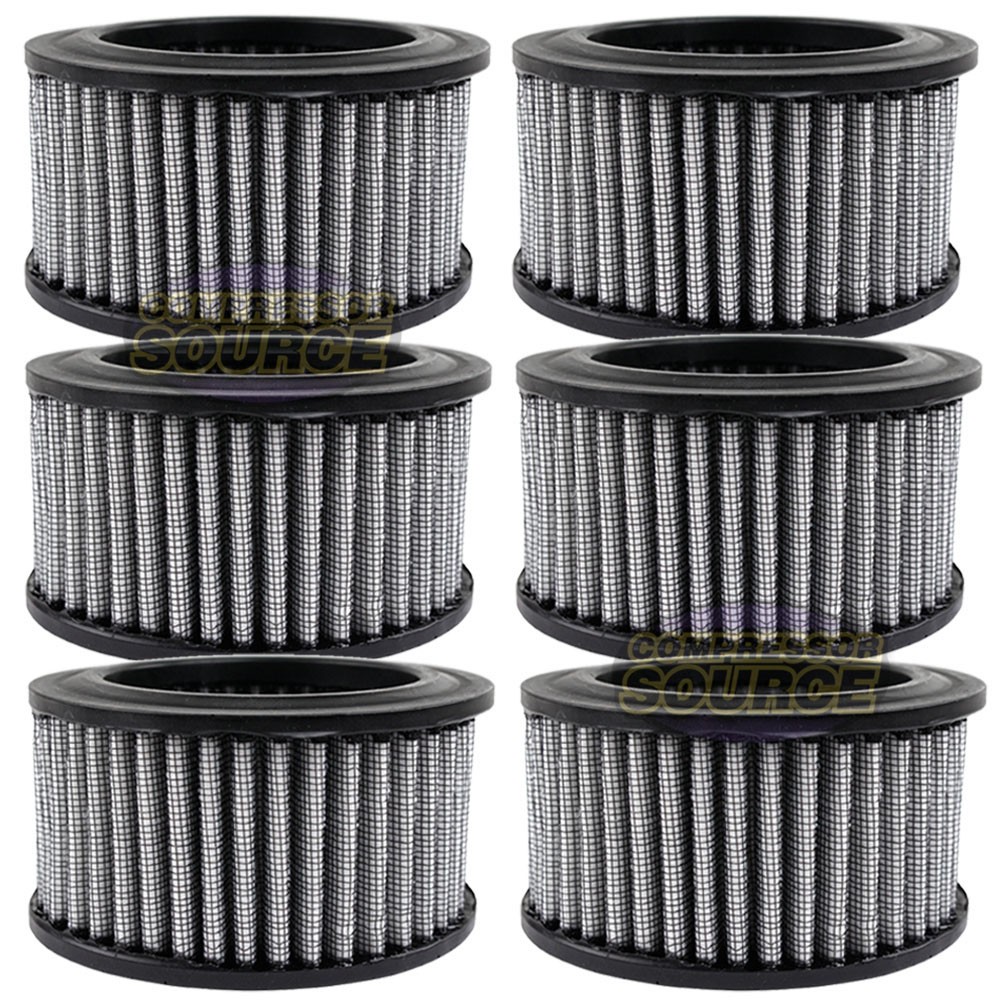 6 Pack Air Compressor Intake Filter Polyester Element with Pre Filter AP425 #15P