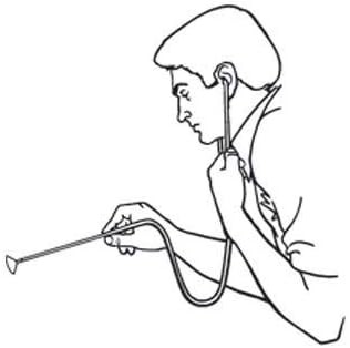 Lisle 52750 Stethoscope Kit Dark Grey , Black