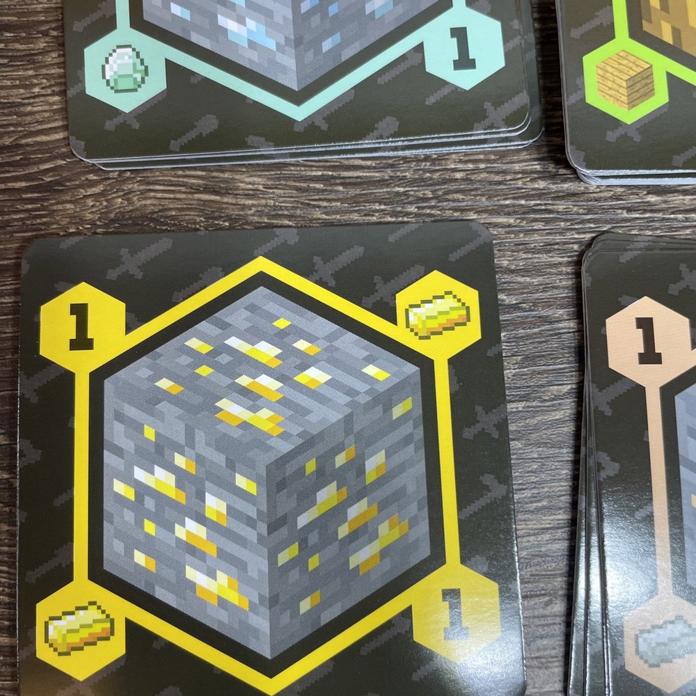 Minecraft Card Game By Mattel-Complete Ready To Play!