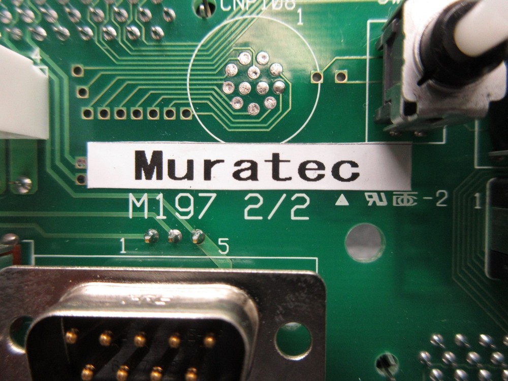 Muratec HASSYC810301 Operator Interface PCB with Key M197 2/2 Used Working