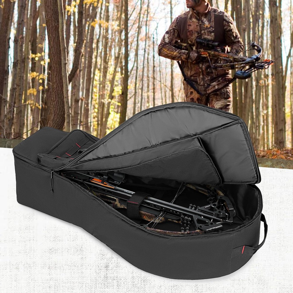 Soft Compound Bow Case, Padded Crossbow Case with Arrow Pocket and Backpack S...