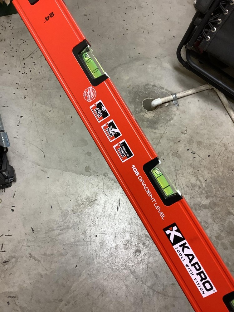 Kapro 105 48" Gradient Box Level Sloped Vials Aluminum Precision