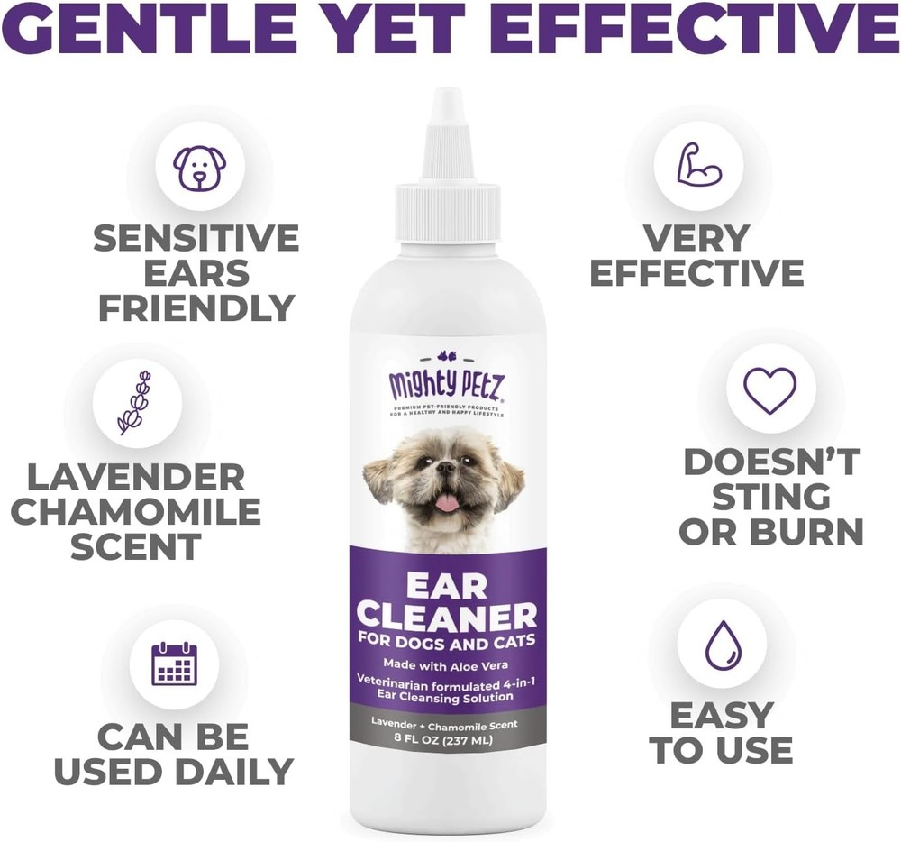 Powerful Pet Ear Cleaner — Pet Ear Cleaning Solution