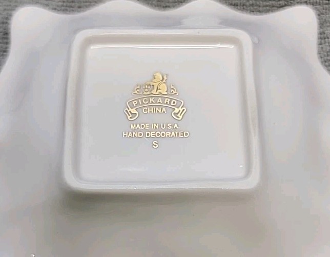 Floral Pattern Ashtray By Pickard - 5"