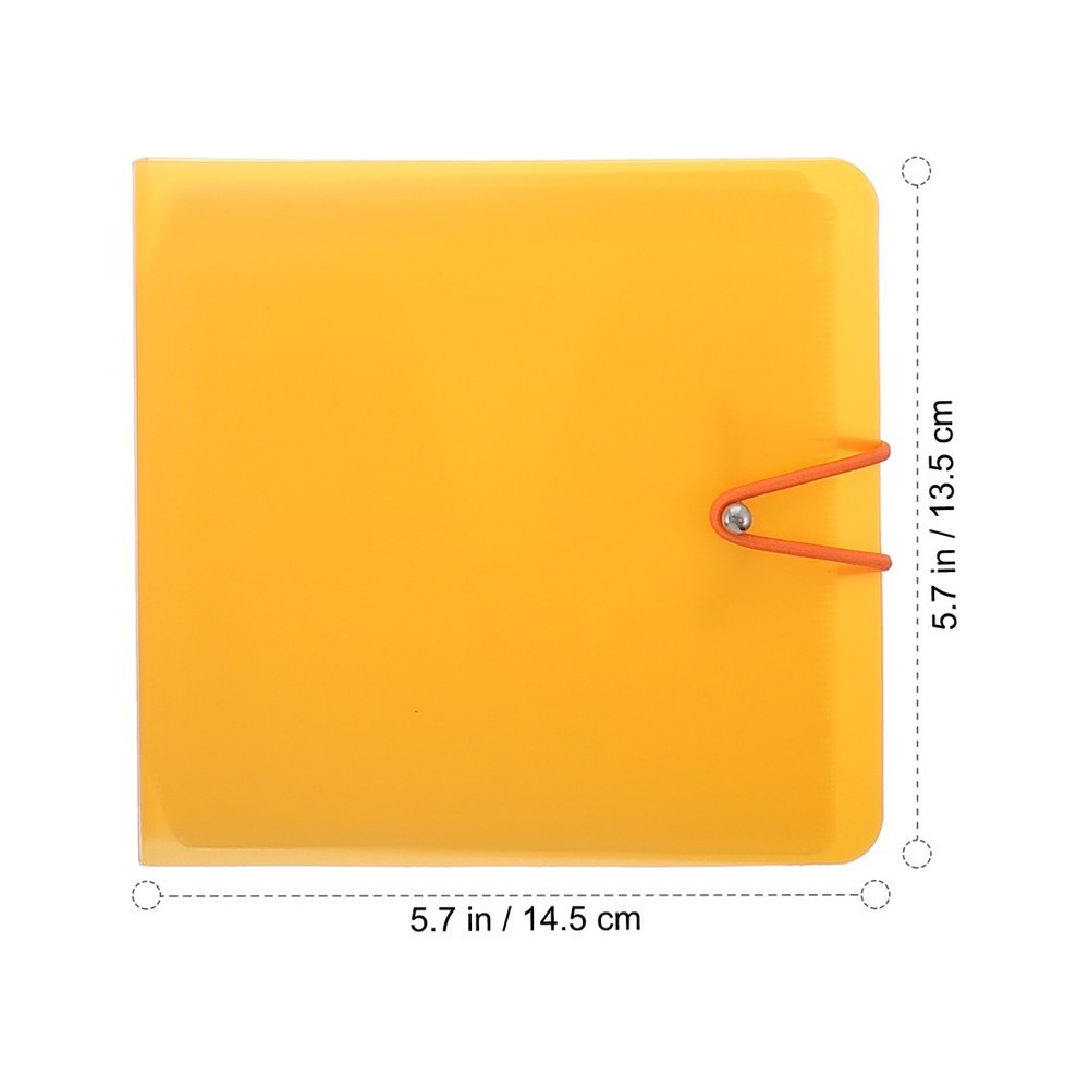 5Pcs CD Case 12-Capacity CD Holder Protective DVD Storage Case Holder Binders