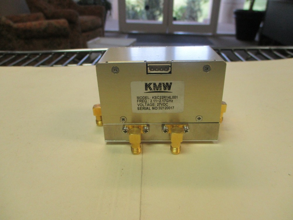 KMW KSC22R14L001  27VDC RF Switch
