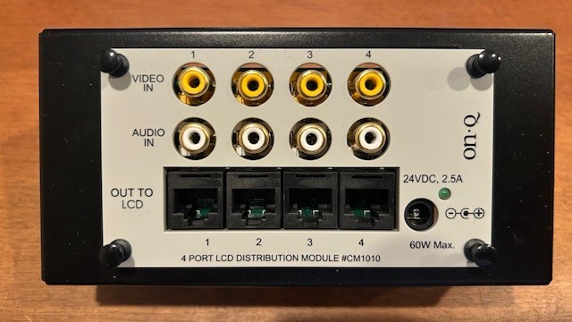 CM1010 Legrand OnQ 4 Port LCD Distribution Module