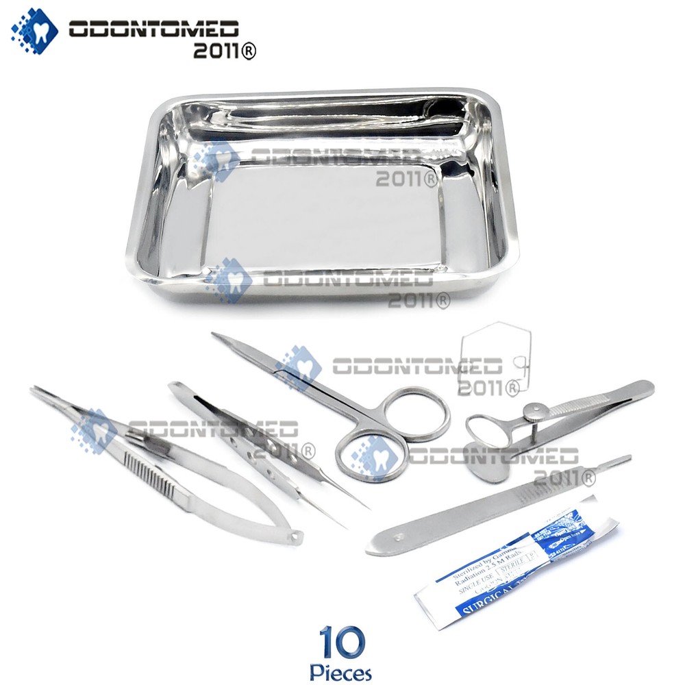 10 Pieces Basic Eye Kit Surgical Optalmic Instruments Ey-031