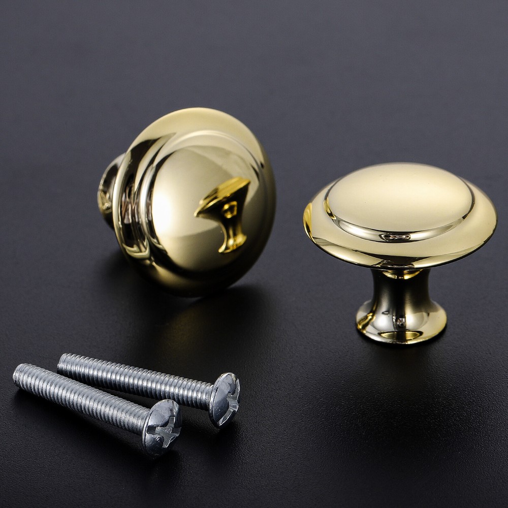 10PCS Brushed Nickel Door Knobs Cabinet Handles Cupboard Drawer Kitchen Pulls US