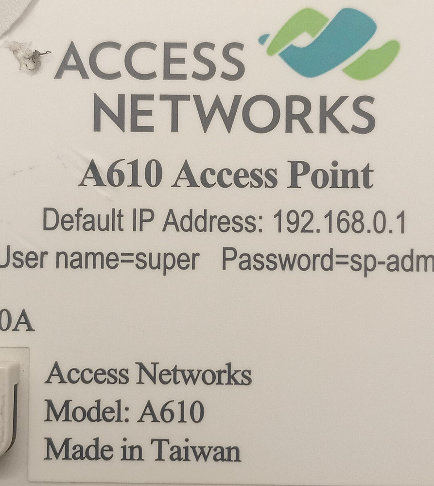 Access Networks A610 (Ruckus R610) Wireless Access Point