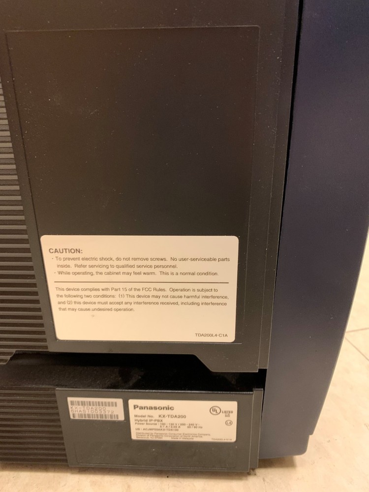 Panasonic KX-TDA200 Digital Telephone System