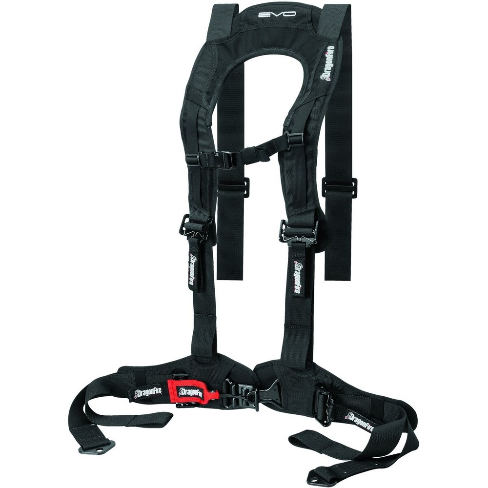 DragonFire Black EVO Seat Harness - 14-0040