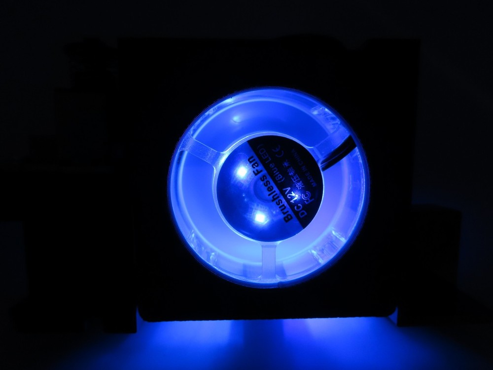 Nintendo GameCube LED BLUE Lights Fan Assembly Blue light Modification