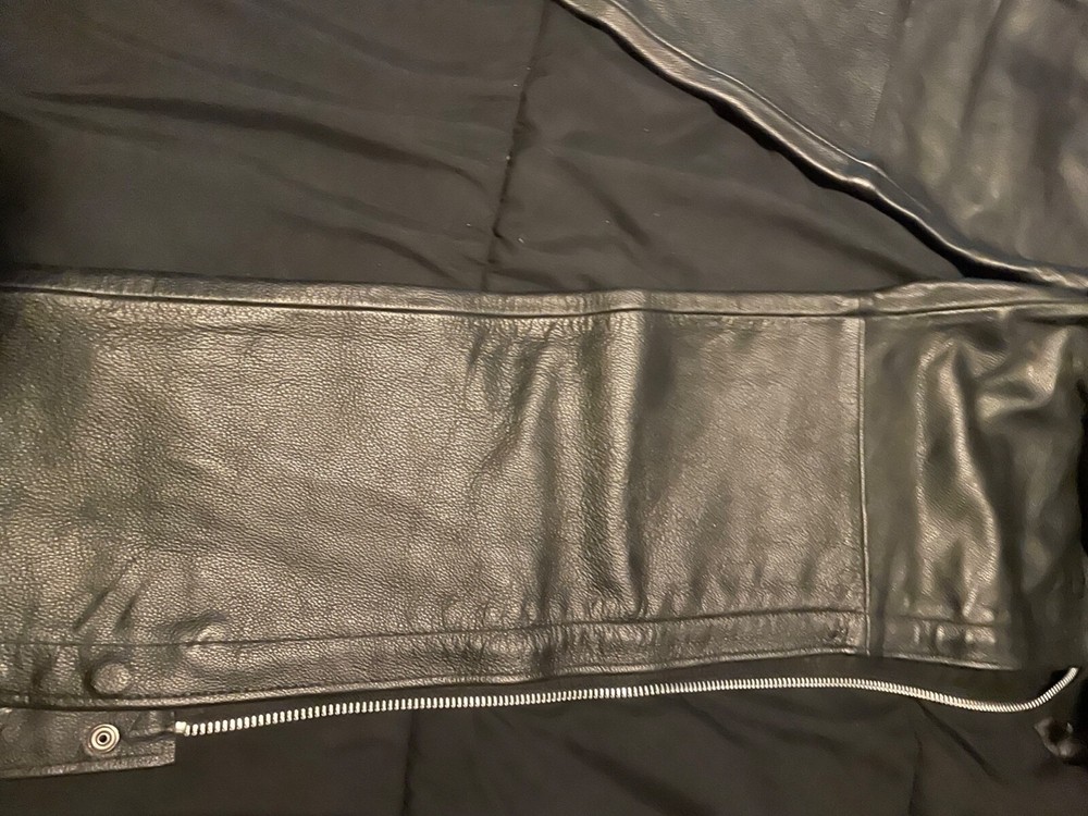 motorcycle jacket and motorcycle chaps
