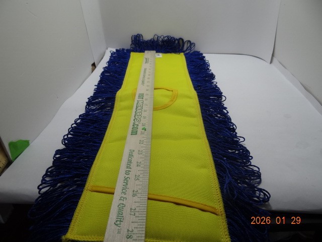 Microfiber With Fringe dry dust mop replacement head 28”
