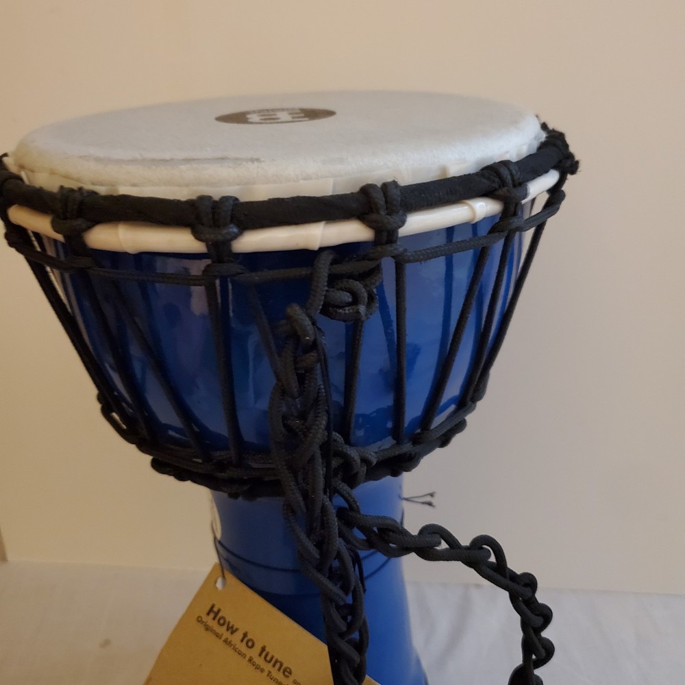 Meinl Percussion JRD Synthetic Compact Junior Djembe 7" Diameter BLUE