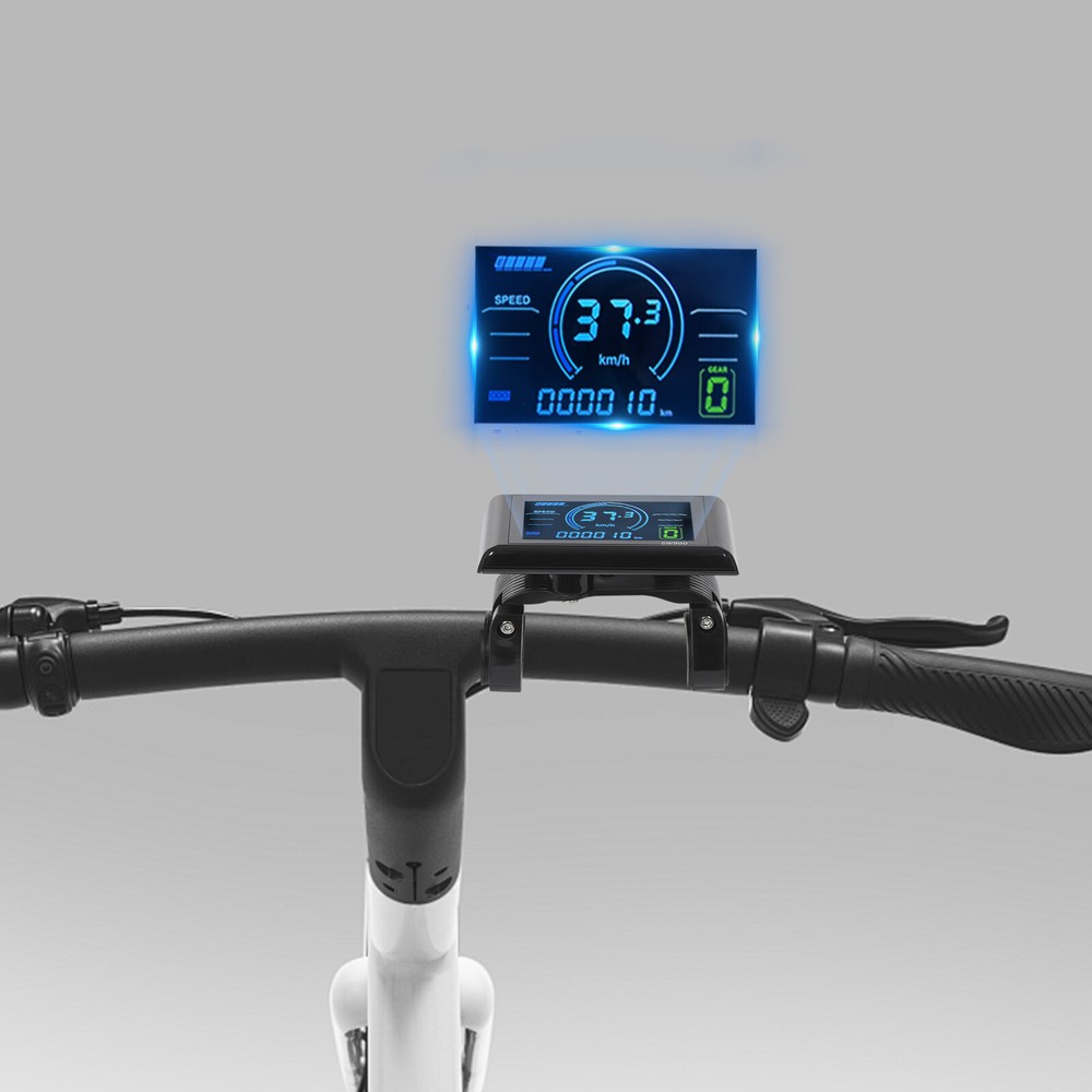 Electric Bicycle Display Screen E-Bike Multicolor LCD Display Screen Rectangle