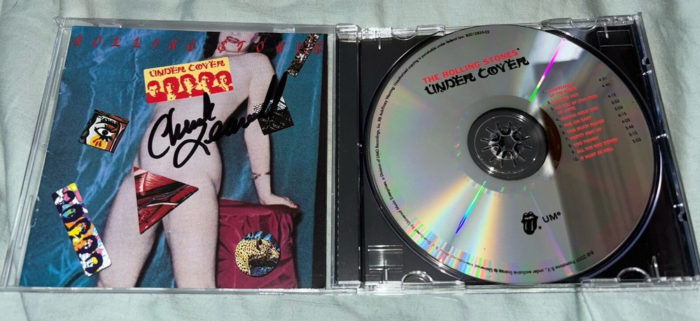 Chuck Leavell Signed CD Under Cover Rolling Stones