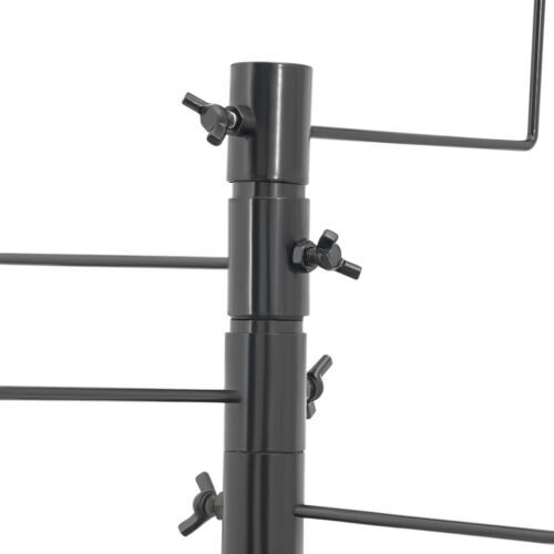 Freestanding Hat Rack Stand, Rolling Hats Display Rack, Hat Display Stand Black
