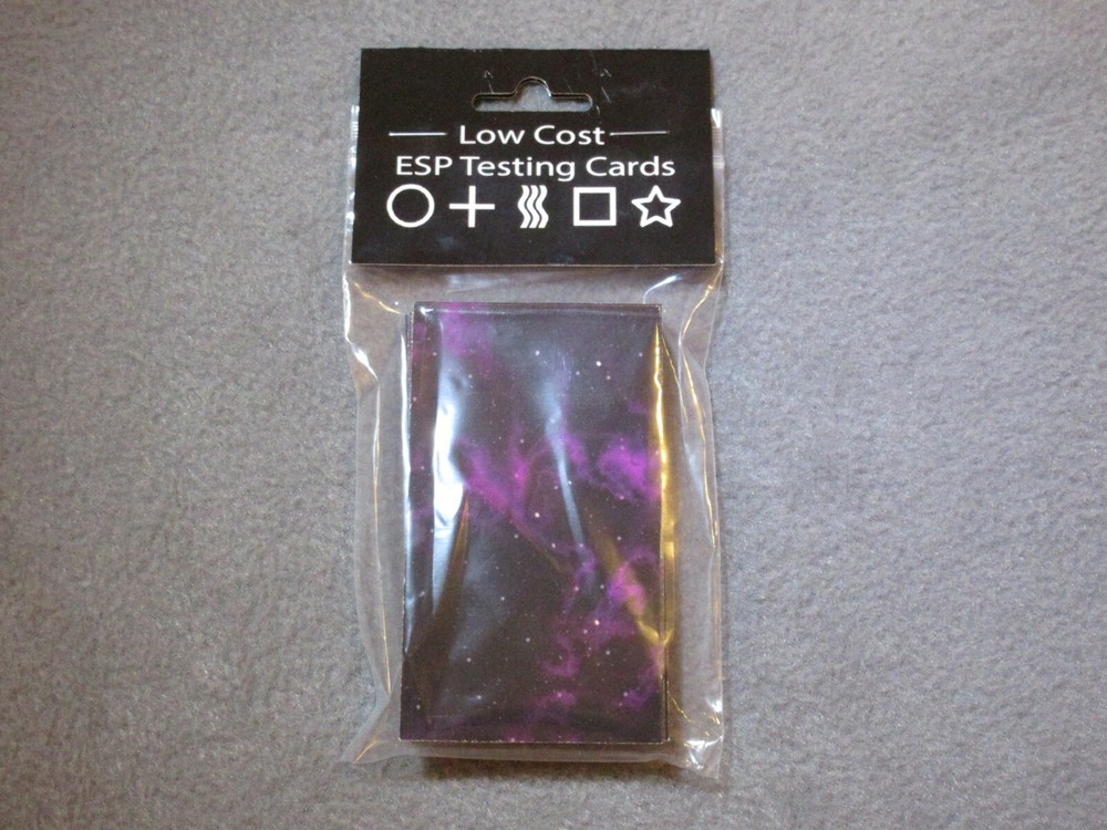 1PK E02C Low Cost zener style ESP Testing Cards - not marked - not a magic trick