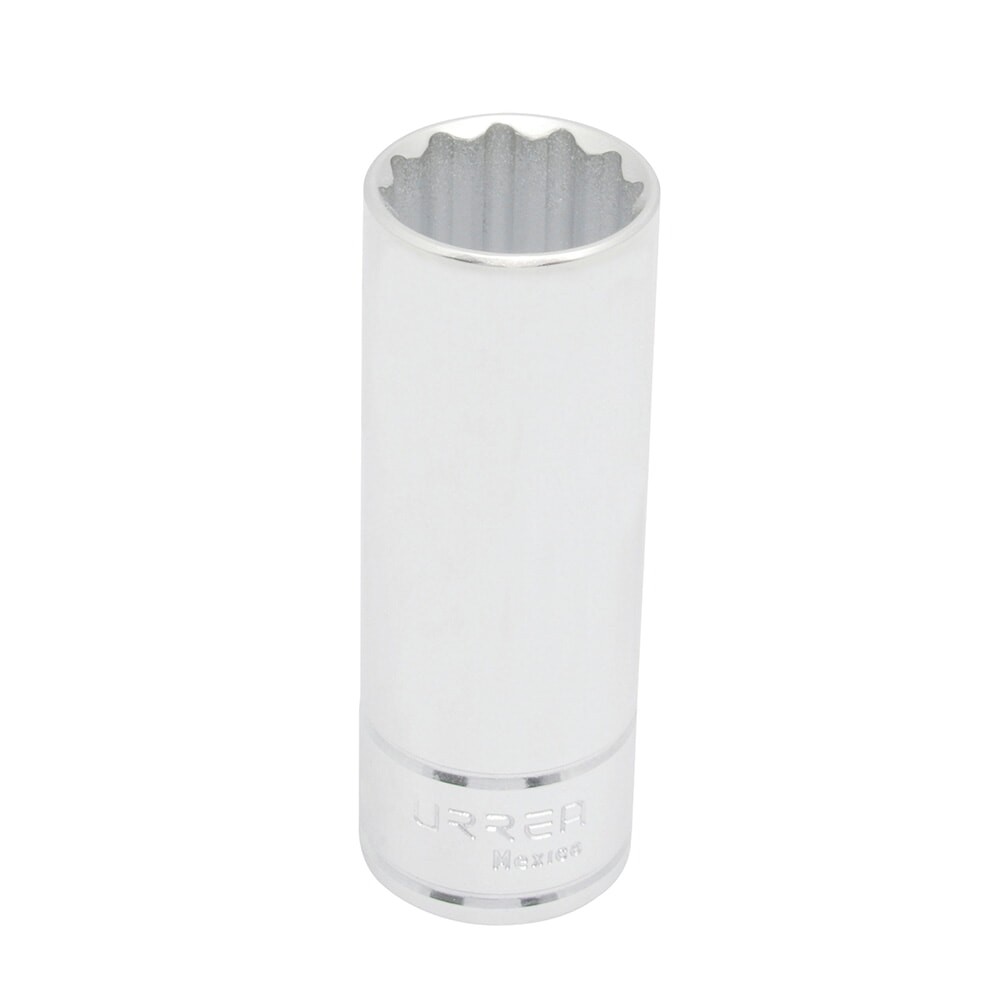 URREA 5317M 1/2" Drive Chrome Deep Socket 12 Point 17 mm