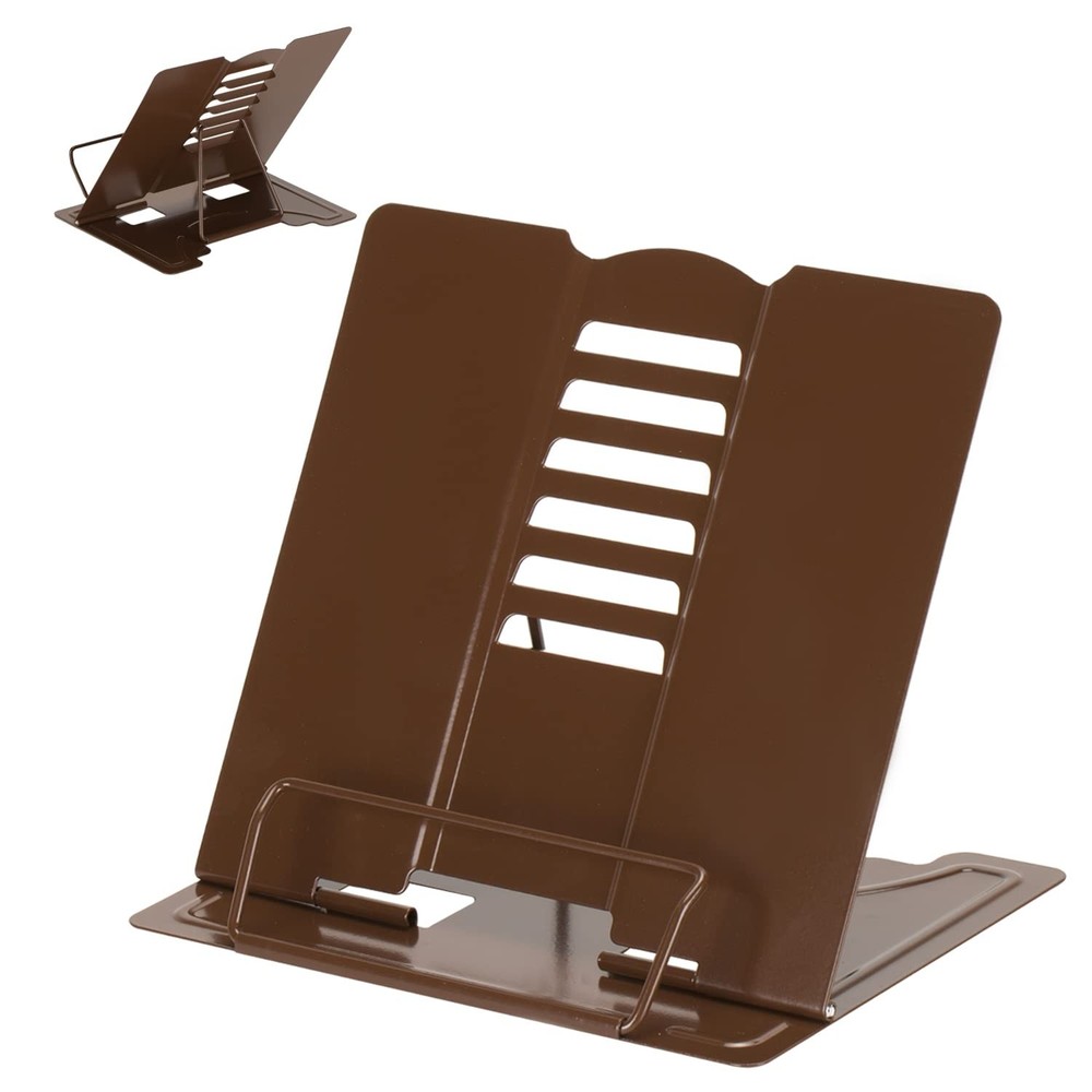 Metal Book Stand Adjustable Book Holder for Reading