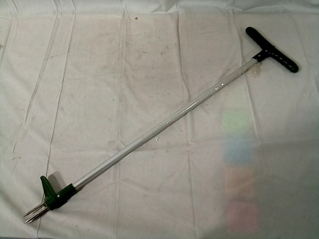 Weed Puller, 36" Long - Green and Silver Colors