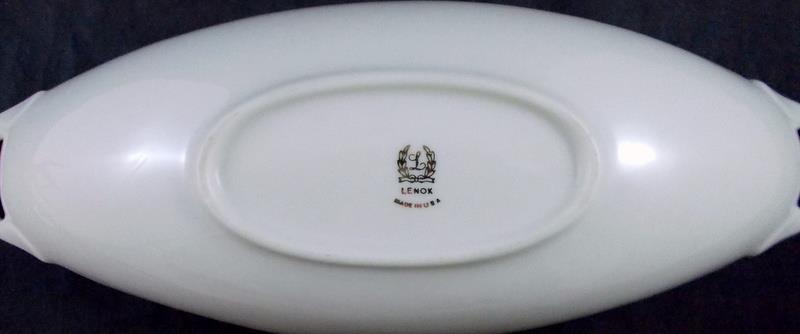 Lenox Monaco Collection Handled Oval Bowl