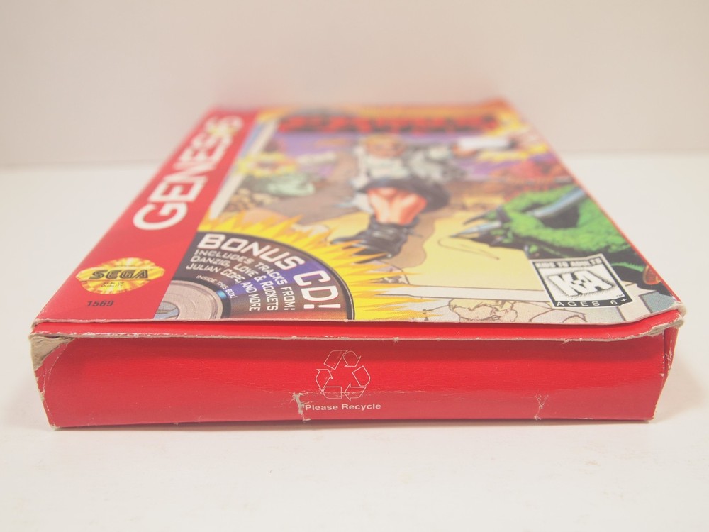 Comix Zone (SEGA Genesis) Authentic CARDBOARD BOX ONLY