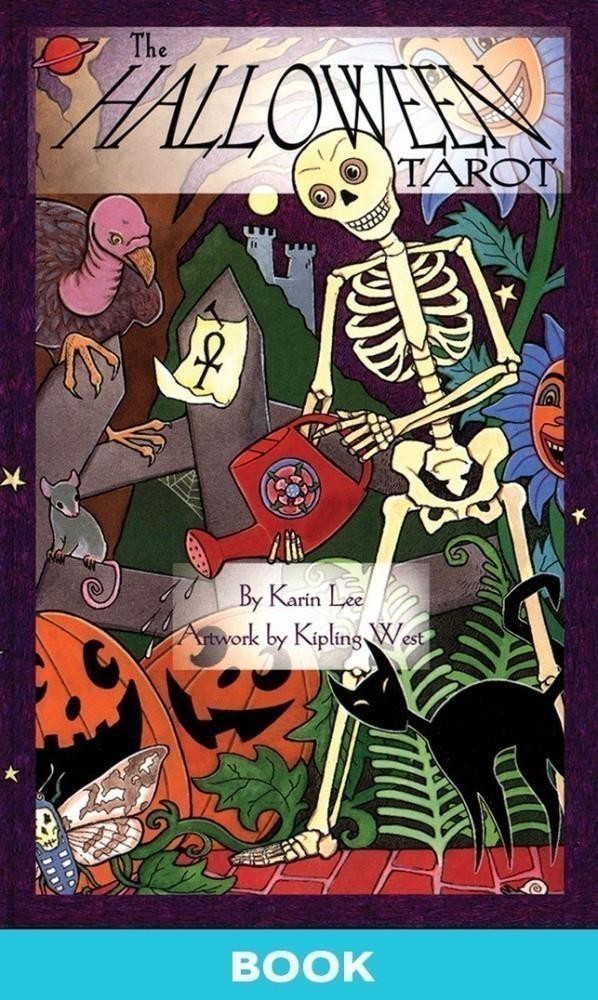 Halloween Tarot Cards Deck Boxed Kit - Includes Deck and Guidebook!