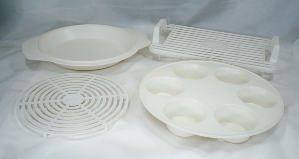 Tara Ware Microwave Oven Cookware 6 PIECE SET Vintage