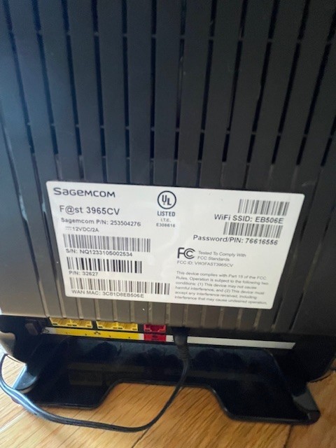 Sagemcom F@st 3965CV