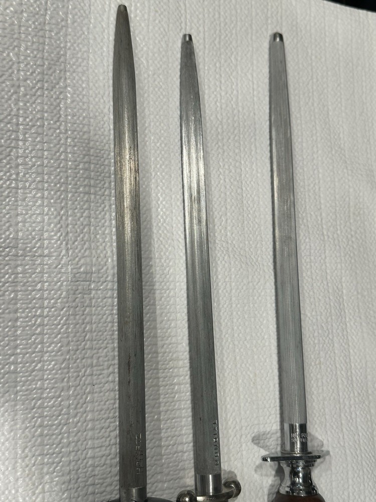 Premium Grade Sharpening Steels Bundle Of 3. Excellent!