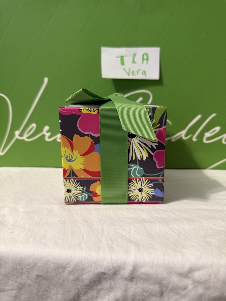 Vera Bradley Jazzy Blooms Take Note Cube Retired pattern NWT