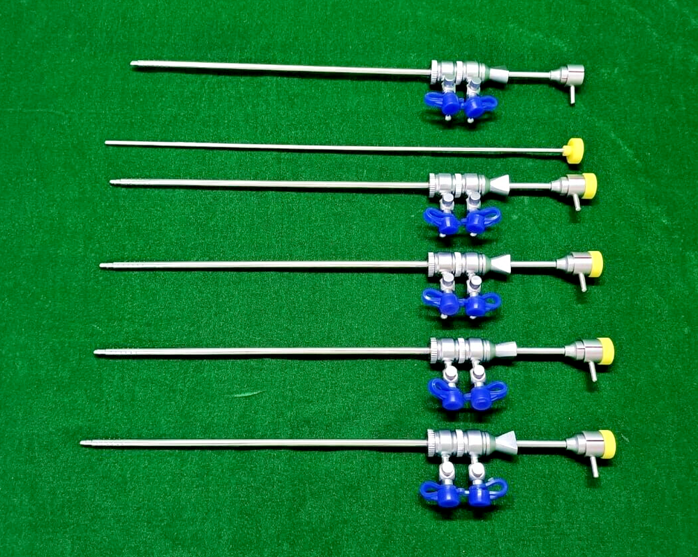 5pc Hysteroscopy Diagnostic Sheath 2.9mm Double Channel Reusable Instruments