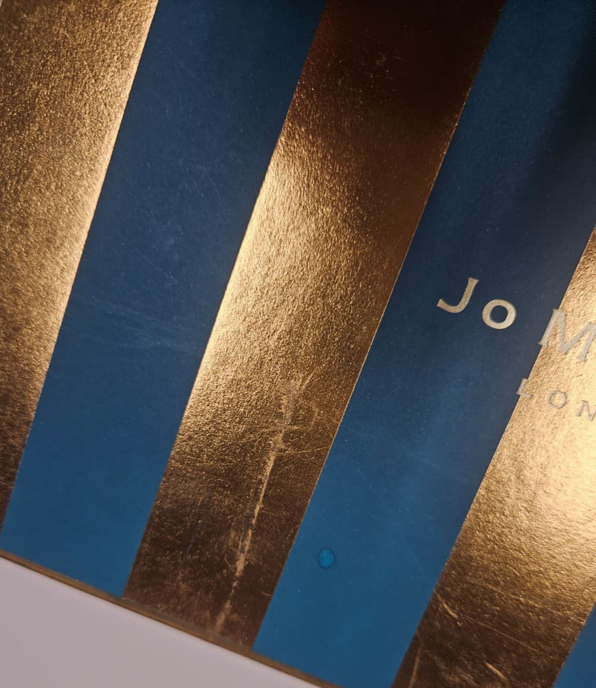 Jo Malone Blue & Gold Empty Gift Box – New - Check Description.