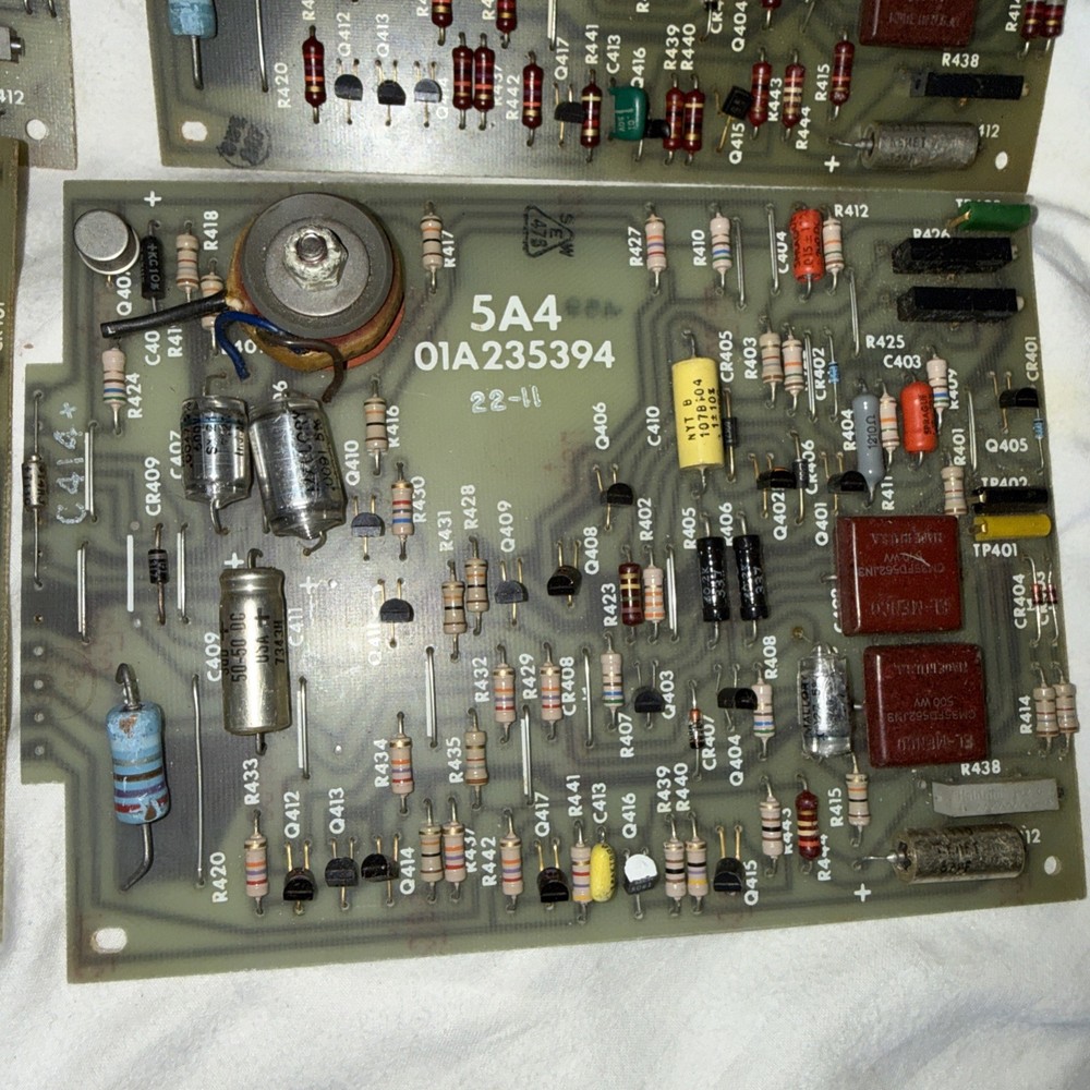 4 Vintage Bell ? Components Telephone Operator Circuit Board Switch Console