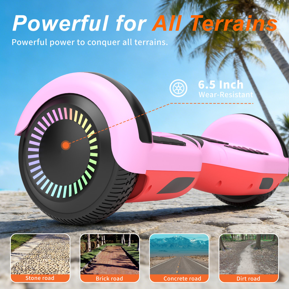 Commugo Hoverboard Electric Bluetooth Speaker Self-Balancing Scooter UL 2272