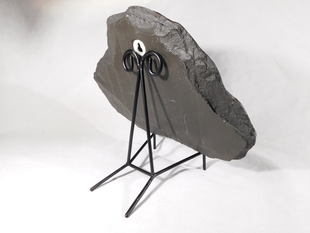 Easel Display Stand Scroll Design Black Metal Large Size