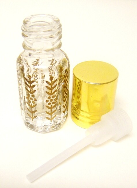 144 Pcs,12ml Printed leaf Design Bottle with Deep Stick Applicator and Gold Cap