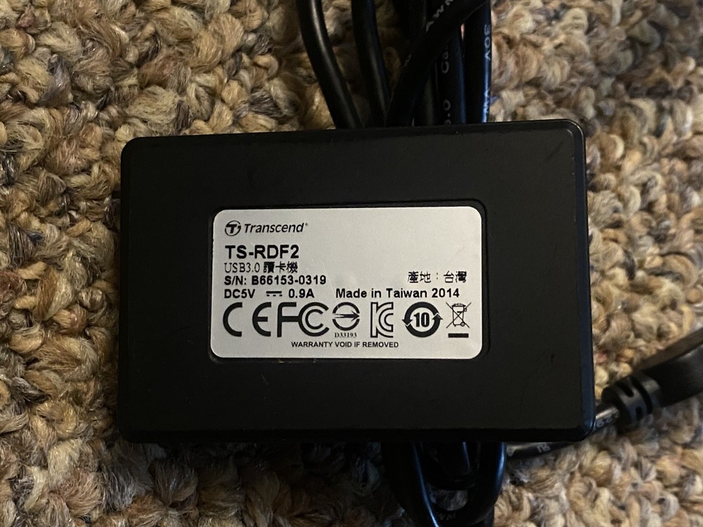 Transcend CFast 2.0 Card Reader TS-RDF2 - USB 3.0