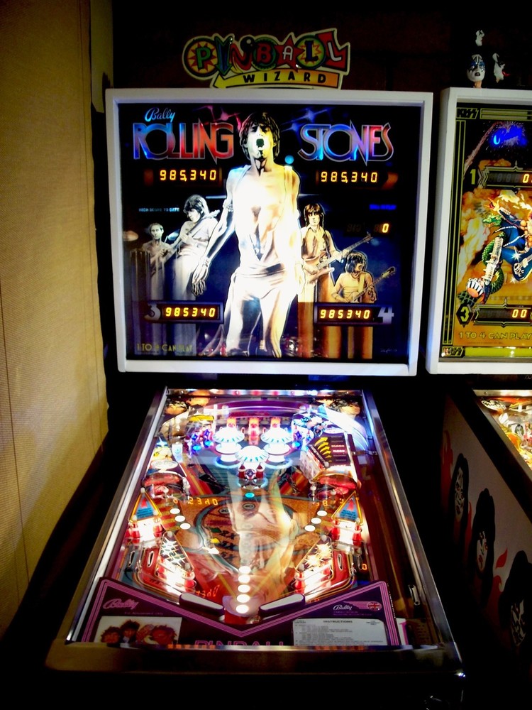 Bally Rolling Stones Pinball Machine Translite Backglass G2U